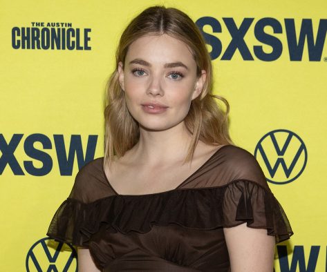 Kristine Froseth in Two-Piece Workout Gear Takes a Hike