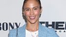 Paula Patton in Two-Piece Workout Gear Says "Happy Friday"