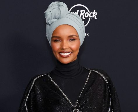 Halima Aden in Workout Gear Shares Fashion Week Routine