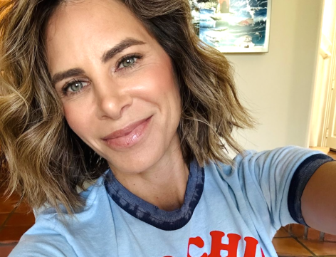 Jillian Michaels in Two-Piece Workout Gear Says "Make it Count"