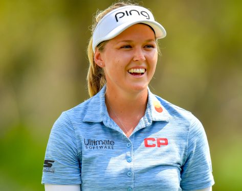 Brooke Henderson in Workout Gear is "Getting Ready"