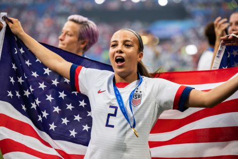 Mallory Pugh in Workout Gear Says "The Smile Says it All"