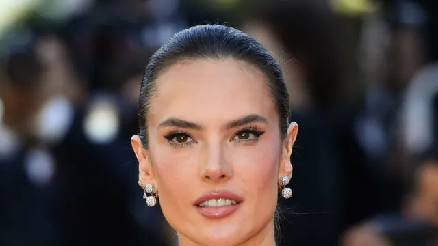 CANNES, FRANCE - MAY 21: Alessandra Ambrosio attends the "Marcello Mio" Red Carpet at the 77th annual Cannes Film Festival at Palais des Festivals on May 21, 2024 in Cannes, France. (Photo by Dominique Charriau/WireImage)