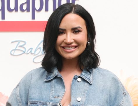 Demi Lovato Rocks Puff Sleeve Dress During "Great Time in Sedona"