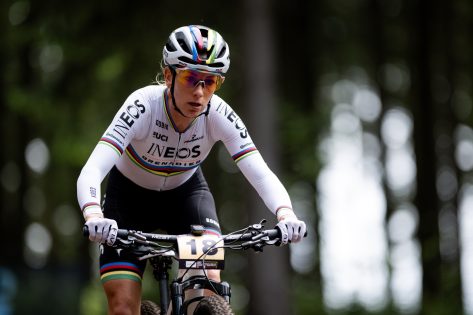 Pauline Ferrand-Prévot In Cycling Gear Says "See You In Paris"