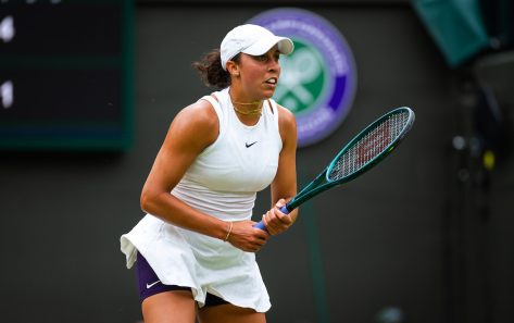 Madison Keys In Workout Gear Shows Typical Prep Session