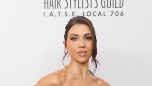 BEVERLY HILLS, CALIFORNIA - FEBRUARY 18: Jenna Johnson Chmerkovskiy attends the Make-Up Artists and Hair Stylists Guild's 11th Annual MUAHS Awards at The Beverly Hilton on February 18, 2024 in Beverly Hills, California. (Photo by Emma McIntyre/Getty Images)