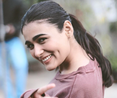 Shalini Pandey in Two-Piece Workout Gear is "Training Hard"