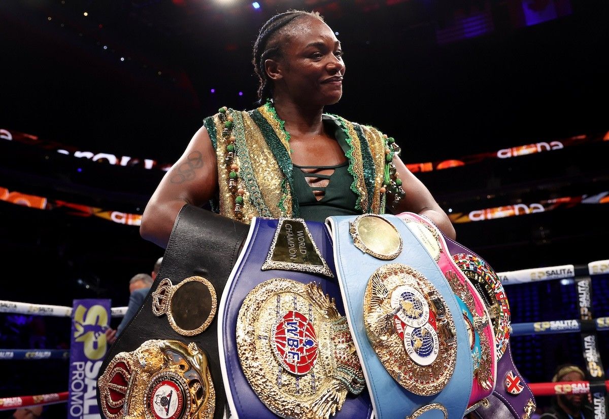 Claressa Shields in Workout Gear Says 