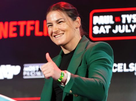 Katie Taylor in Workout Gear is "Building Day by Day"