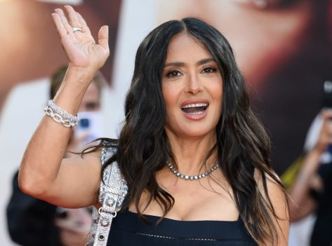 Salma Hayek Shows Off Ageless Figure and Flowing Hair in New Post