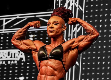 Ms. Rising Phoenix Winner Angela Yeo in Two-Piece Workout Gear Has "Bench Shesh"