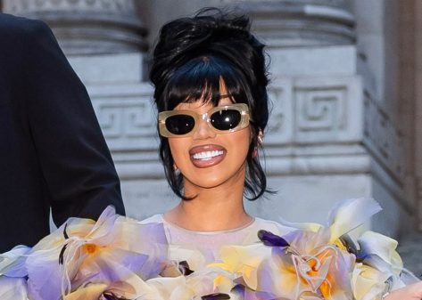 Stunning Cardi B in Two-Piece Workout Gear Gets Fit Days After Giving Birth