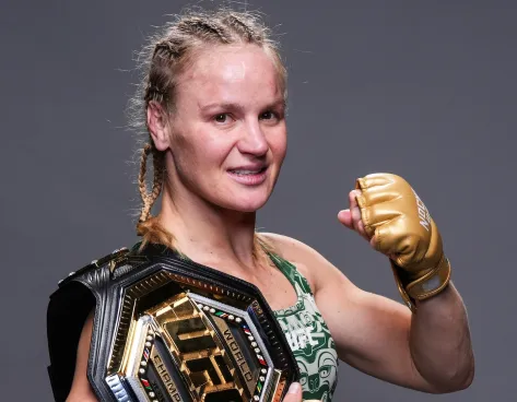 MMA Star Valentina Shevchenko in Two-Piece Workout Gear is "The Best Female Fighter"