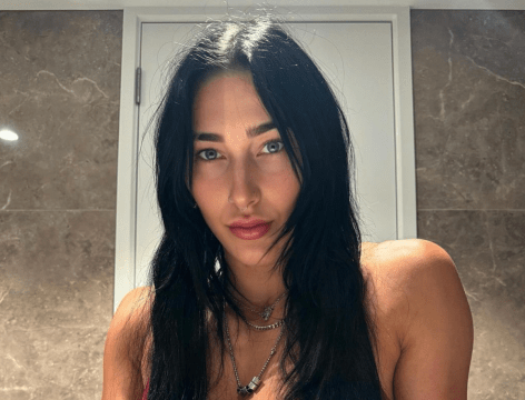 WWE Star Rhea Ripley in Two-Piece Workout Gear Shares a Special Selfie