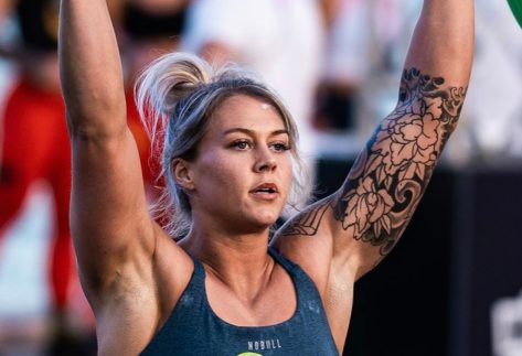 CrossFit Athlete Brooke Haas in Two-Piece Workout Gear Says "Honor the Past"