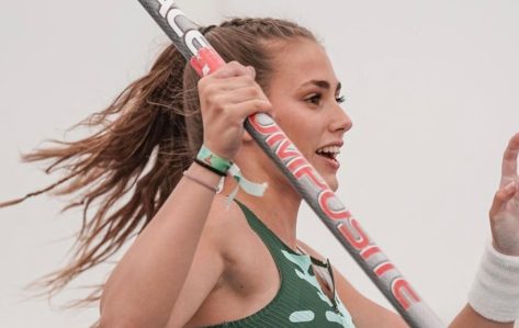 Track and Field Star Clara Fernández in Two-Piece Workout Gear “Can’t Wait to Start”