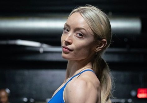 Fitness Influencer Georgia Daniels in Two-Piece Workout Gear Has “Happy Anniversary”