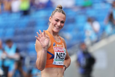 Track and Field Goddess Lieke Klaver in Two-Piece Workout Gear Shows Off New Outfit