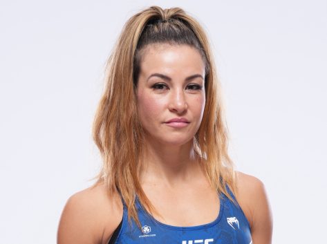 MMA Fighter Miesha Tate in Two-Piece Workout Gear Says "Come With Me"