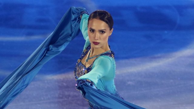 Alina Zagitova, athlete performs in the second part of the