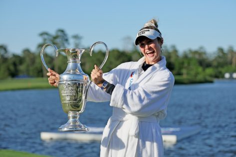 Golf Goddess Nelly Korda in Two-Piece Workout Gear is Off to “Malaysia”