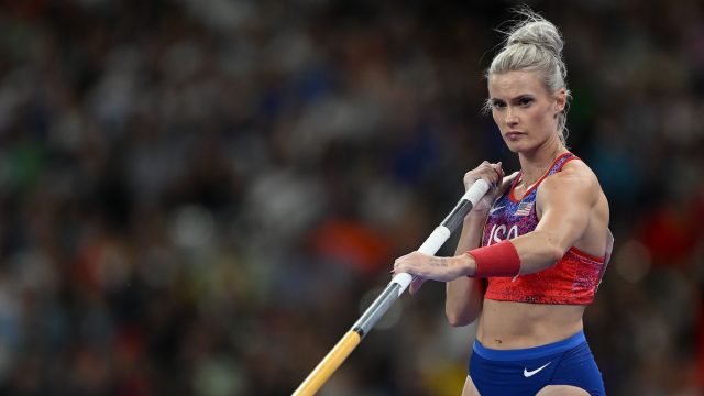 FRANCE PARIS OLY ATHLETICS POLE VAULT WOMEN