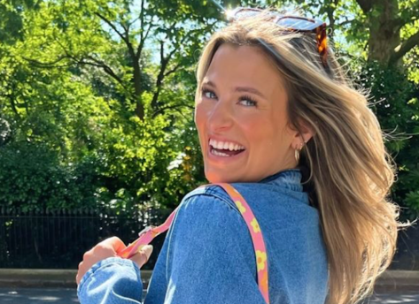 Fitness Influencer Meggan Grubb in Two-Piece Workout Gear is "Ready to Build'