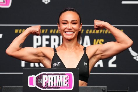 Michelle Waterson-Gomez In Jiu Jitsu Gear Celebrates Black Belt