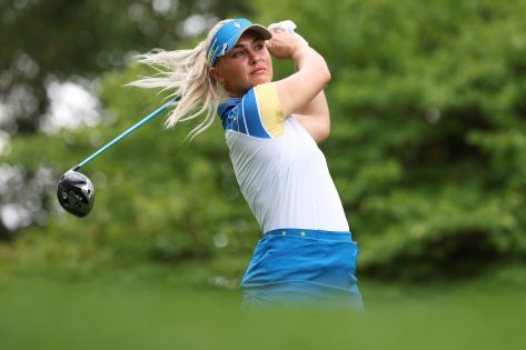 Golf Stunner Charley Hull in Two-Piece Workout Gear Shares "Life Recently"