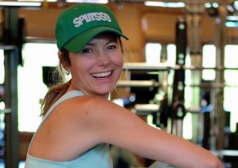 WWE Legend Stacy Keibler in Two-Piece Workout Gear is "Unlocking Her Inner Strength"