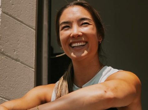 CrossFit Athlete Stephanie Chung in Two-Piece Workout Gear Shares "Gym Time" Workout