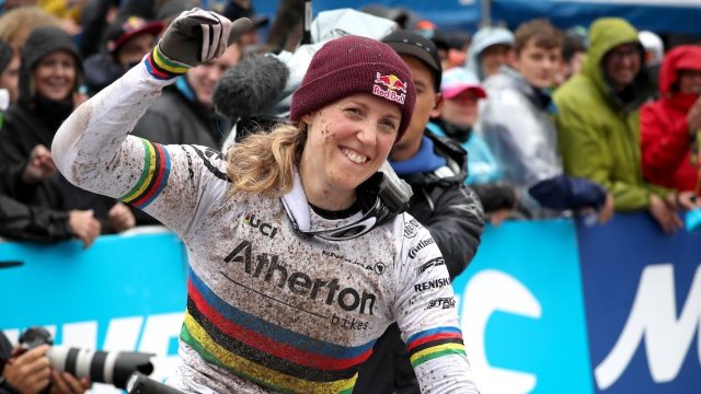 Mountain Biker Rachel Atherton in Two-Piece Workout Gear is "Sending Anything in Sight"