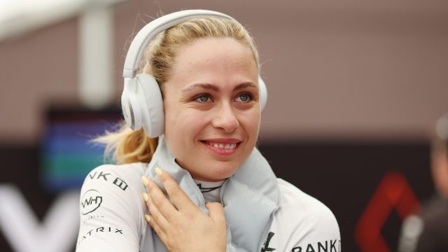 Racing Driver Sophia Flörsch in Two-Piece Workout Gear Shares "Fitness Challenge"