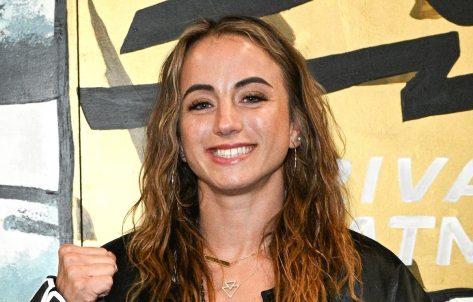 MMA Star Maycee Barber in Two-Piece Workout Gear Says "To See Change You Have to Make Change"