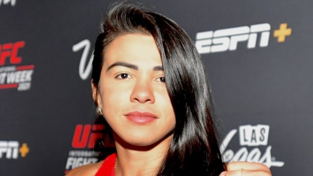 MMA Star Claudia Gadelha in Two-Piece Workout Gear is "Deeply Grateful"