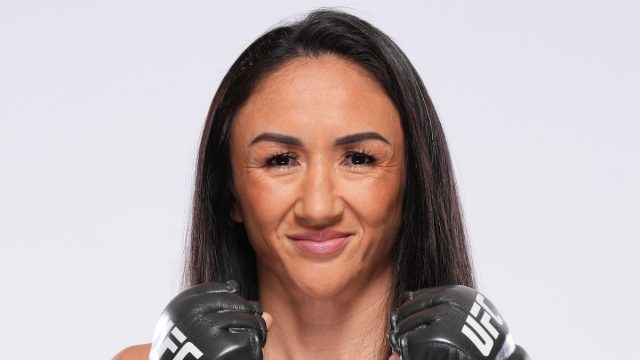 MMA Fighter Carla Esparza in Two-Piece Workout Gear is a "Champ"