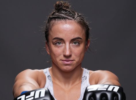 MMA Fighter Maycee Barber in Two-Piece Workout Gear Shares "Gym Mood"