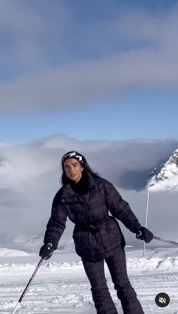 Stefanie Williams on the slopes.