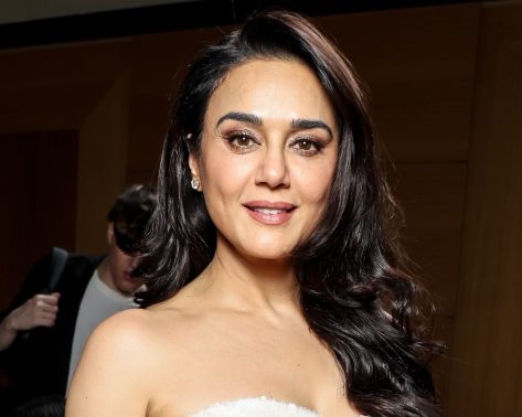 Preity Zinta in Two-Piece Workout Gear Says "Be Consistent and Push Yourself"