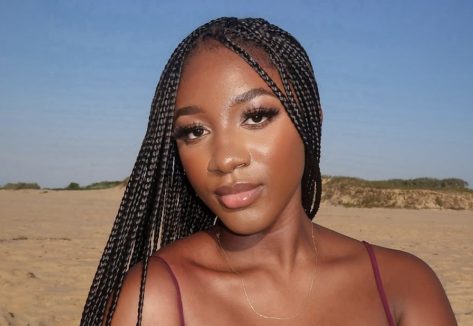 Gisela Amponsah in Two-Piece Workout Gear Says "BRB"