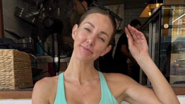 Ashy Bines Rocks Two-Piece Workout Gear in Big Week