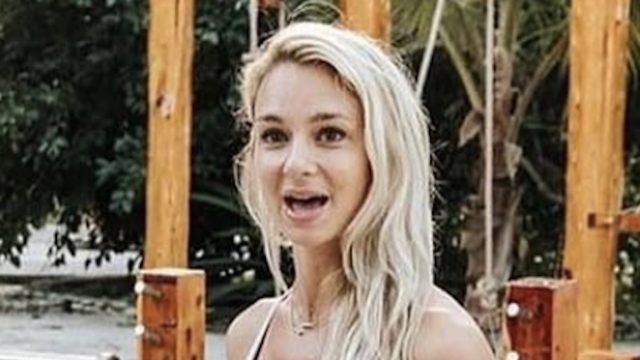 Whitney Wiser in Two-Piece Workout Gear Shows Off "Strength"