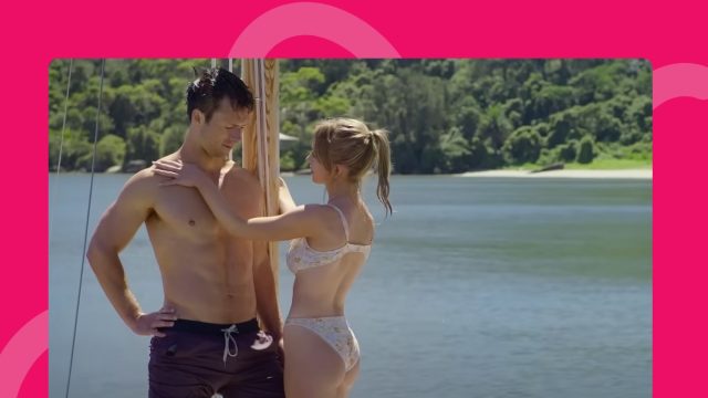 Anyone But You sailboat scene