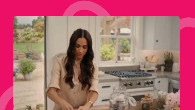 Meghan Markle preparing sun tea on With Love, Meghan
