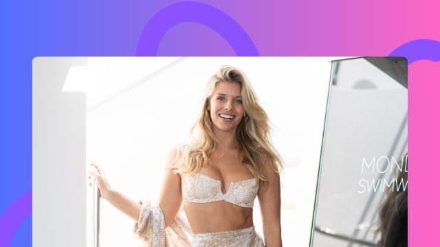 Natasha Oakley in Monday Swimwear on a yacht