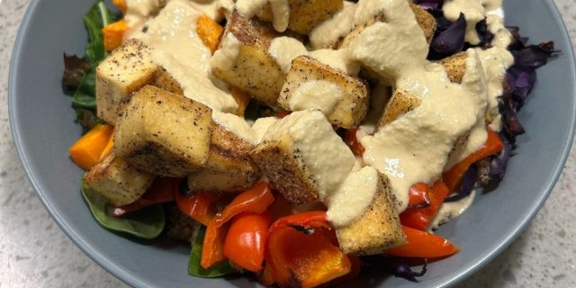 tofu vegetable bowl