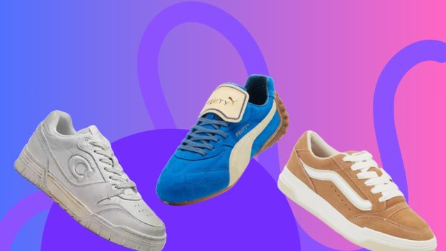 collage of sneakers