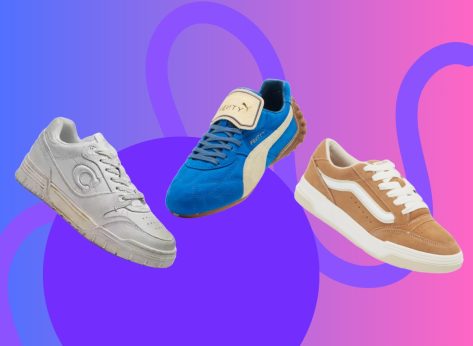 collage of sneakers