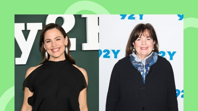 Jennifer Garner and Ina Garten split image